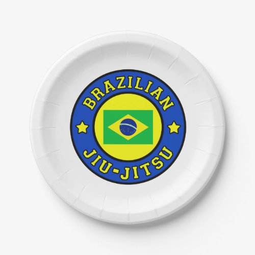 Brazilian Jiu Jitsu Paper Plates