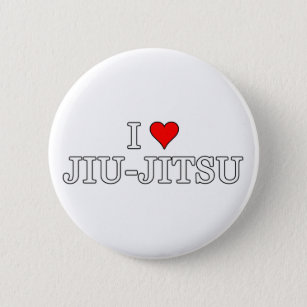 Brazilian Jiu Jitsu Pinback Button