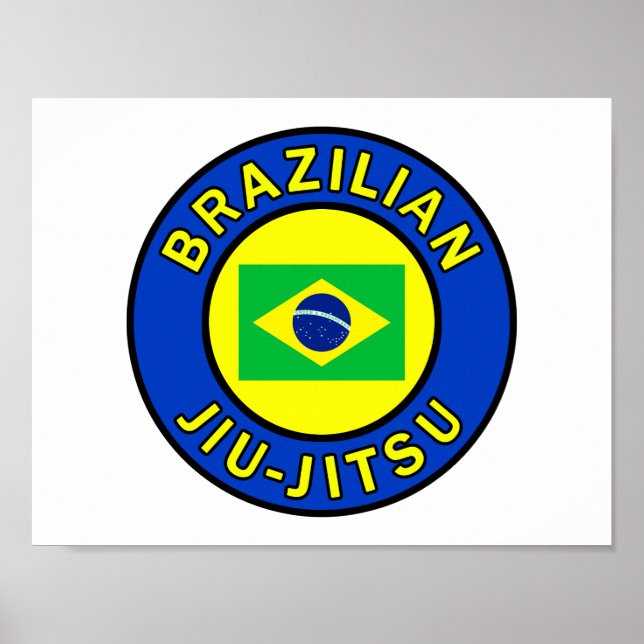 Brazilian Jiu Jitsu Poster (Front)