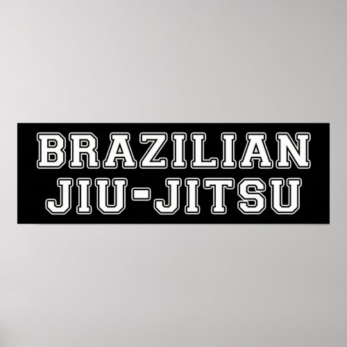 Brazilian Jiu Jitsu Poster