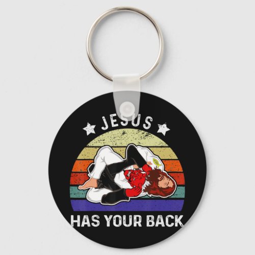 Brazilian Jiu Jitsu Shirt Jesus Shirt Jesus Has Yo Keychain