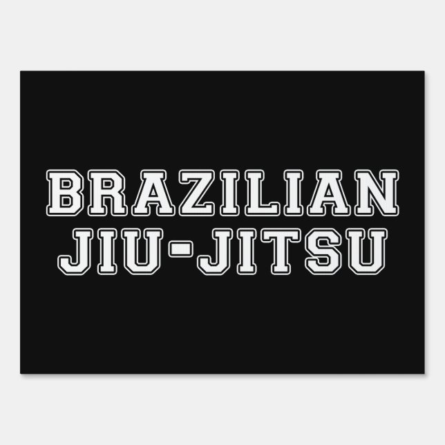 Brazilian Jiu Jitsu Sign (Front)