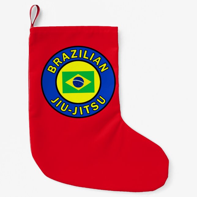 Brazilian Jiu Jitsu Small Christmas Stocking (Front)