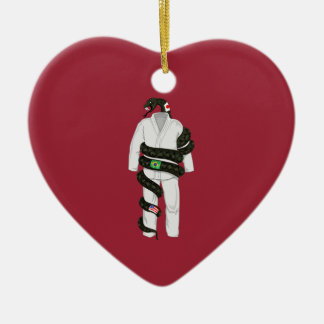Brazilian Jiu Jitsu Snake Ceramic Ornament