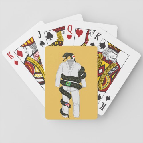 Brazilian Jiu Jitsu Snake Poker Cards