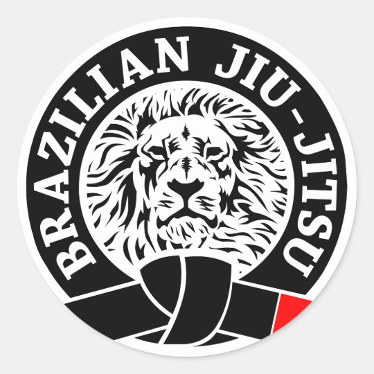 Brazilian Jiu-Jitsu Sticker (Round) | Zazzle.com