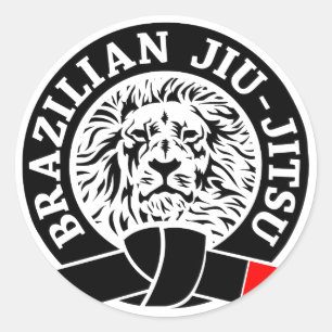 Brazilian Jiu-Jitsu Sticker (Round)