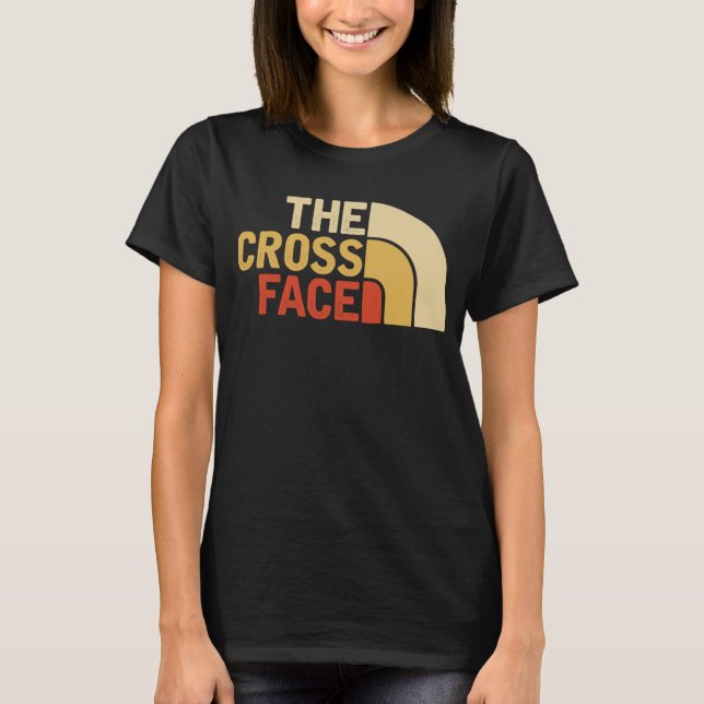 Brazilian Jiu Jitsu, the Cross Face Position T-Shirt (Front)