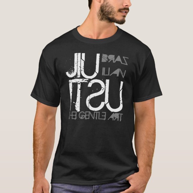 Brazilian Jiu Jitsu - the Gentle Art T-shirt (Front)