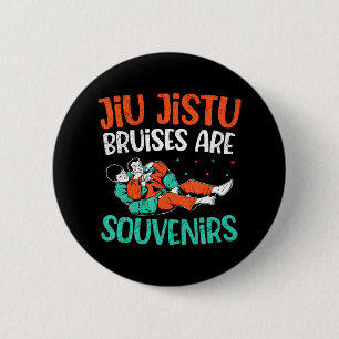 Brazilian Jiu Jitsu Trainer Martial Arts BJJ MMA Button