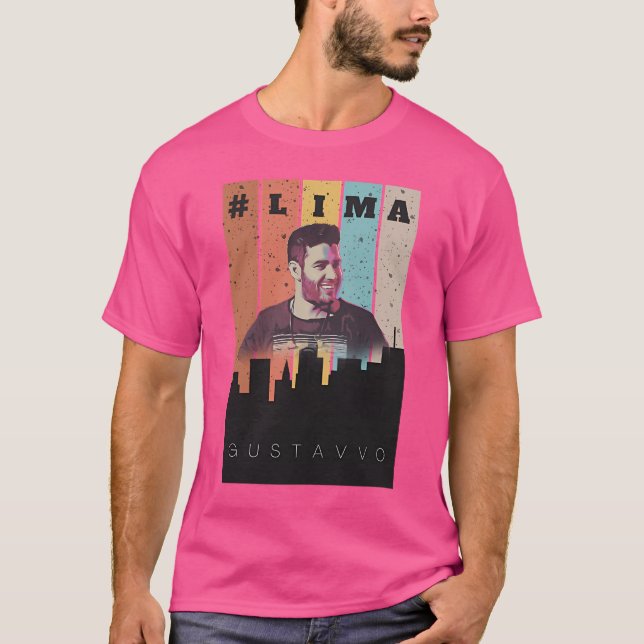 Brazilian Lima Pop Singer T-Shirt (Front)