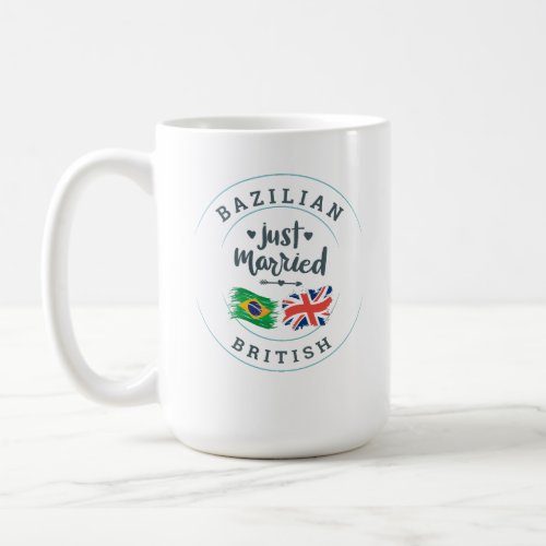 Brazilian married to British citizen wedding gift Coffee Mug
