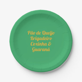 Brazilian Party Plate
