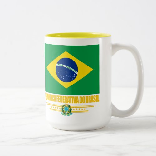 Brazilian Pride Two_Tone Coffee Mug