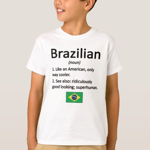 Brazilian Roots Brazil Flag Brazilian Heritage T_Shirt