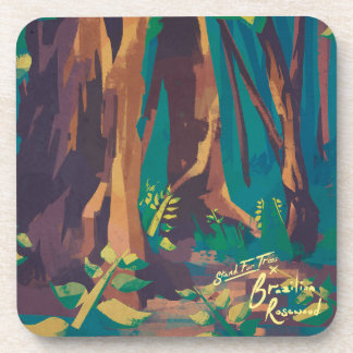 Brazilian Rosewood Beverage Coaster