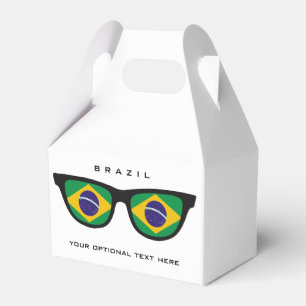 Brazilian Shades custom text & color favor box