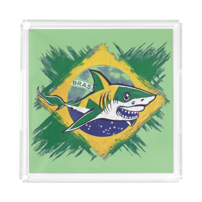 Brazilian Shark Acrylic Tray (Front)