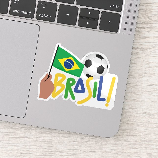 Brazilian Soccer Sticker (Detail)