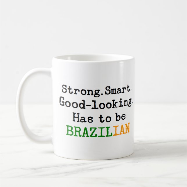 brazilian strong coffee mug (Left)