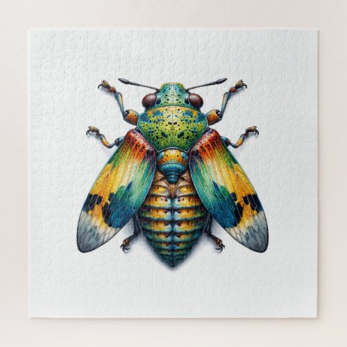 Brazilian Treehopper IREF1102 _ Watercolor Jigsaw Puzzle