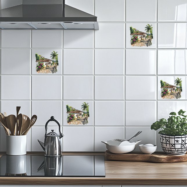 Brazilian Village  Ceramic Tile (Creator Uploaded)