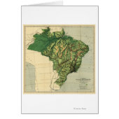 BrazilPhysical Panoramic MapBrazil (Front)