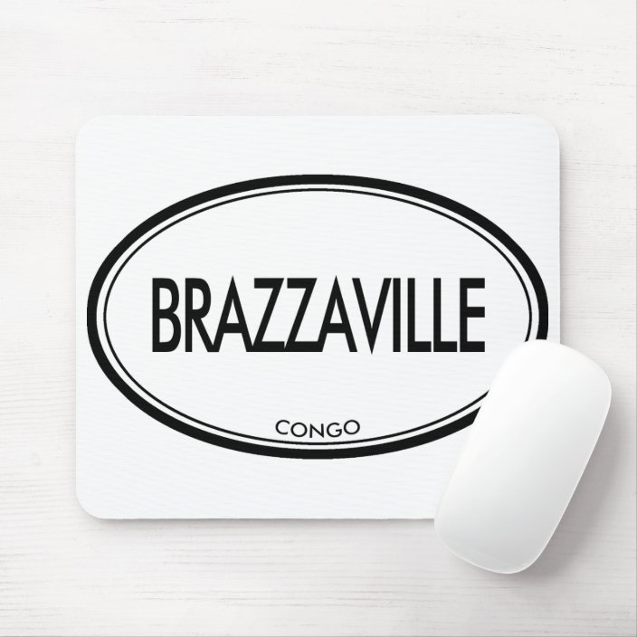 Brazzaville, Congo Mousepad