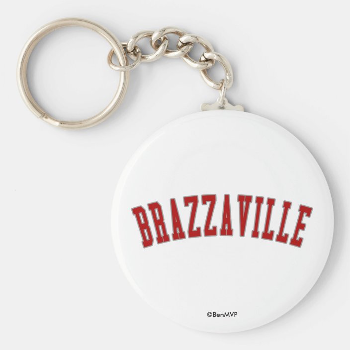 Brazzaville Keychain