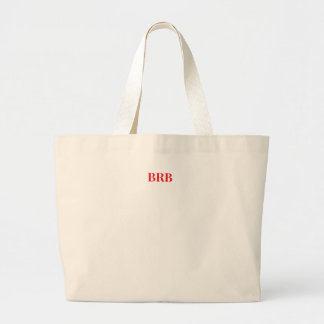 "BRB" Canvas Tote - Stylish and Versatile