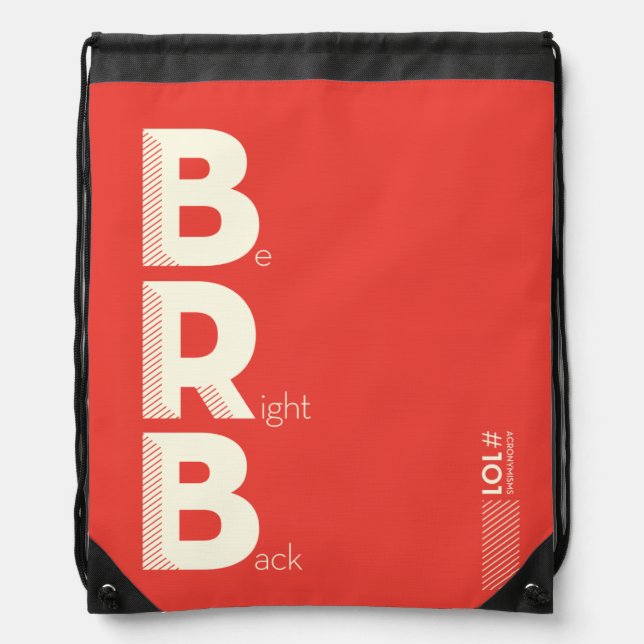 BRB DRAWSTRING BAG (Front)