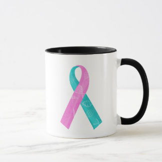 BRCA DNA strand ribbon Mug