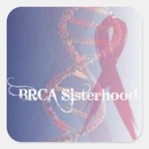 BRCA SISTERHOOD small envelope seal sticker