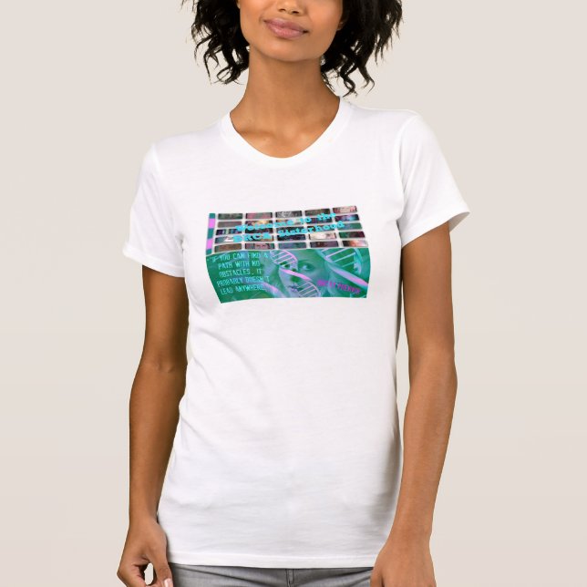 BRCA sisterhood T-Shirt w/BRCA 1 previvor (Front)