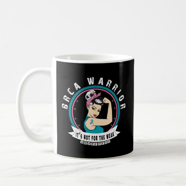 Brca Warrior Awareness Coffee Mug (Left)