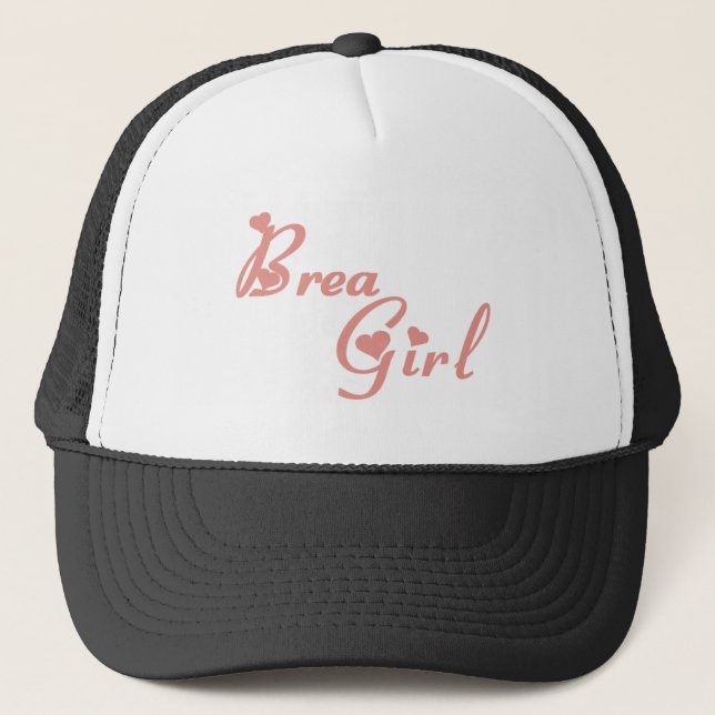 Brea Girl tee shirts Trucker Hat (Front)