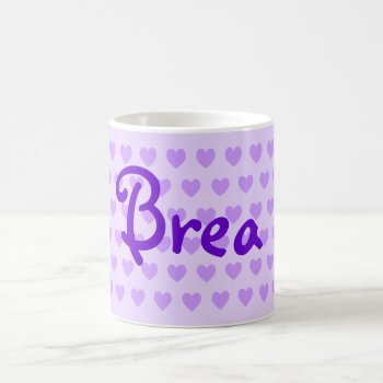 Brea In Purple Coffee Mug by purplestuff at Zazzle