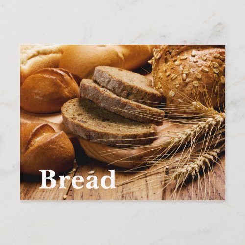 Bread and Wheat Postcard