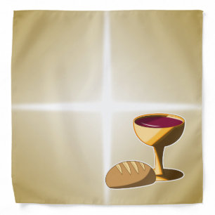 Bread and Wine The Last Supper Easter Communion Bandana
