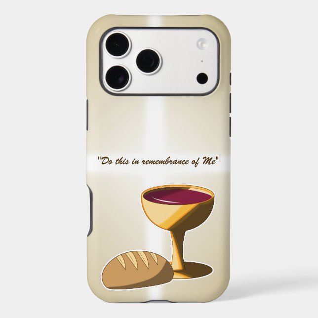 Bread and Wine The Last Supper Easter Communion Iphone Case (Back)