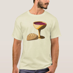 Bread and Wine The Last Supper Easter Communion T-Shirt