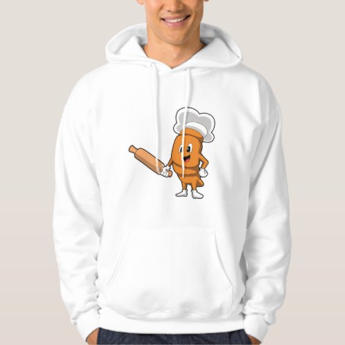 Bread as Cook with Rolling pin Hoodie