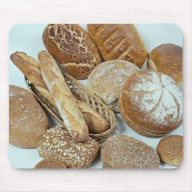 Bread assortment mouse pad (Front)