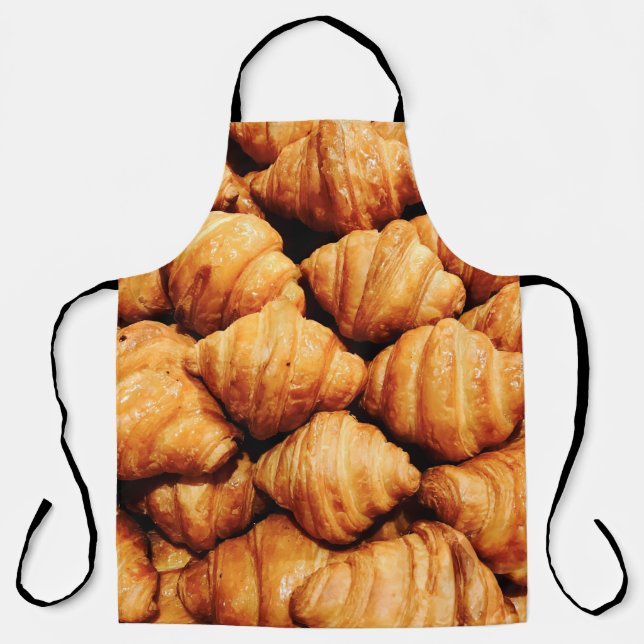 Bread background / Bread is a staple food prepared Apron (Front)