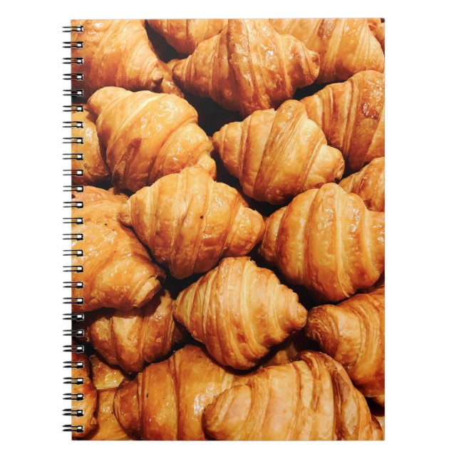 Bread background / Bread is a staple food prepared Notebook (Front)