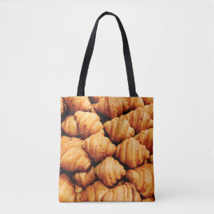 Bread background / Bread is a staple food prepared Tote Bag
