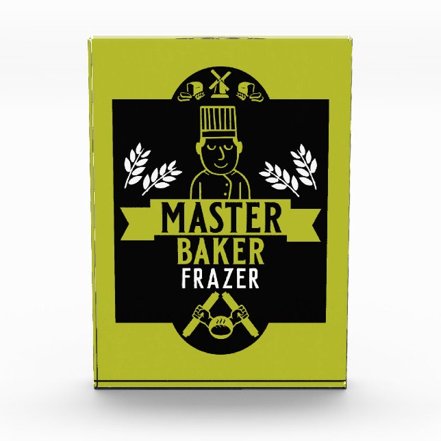 Bread Baker Acrylic Award (Front)