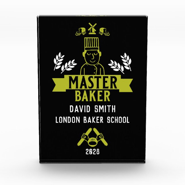 Bread Baker Acrylic Award (Front)