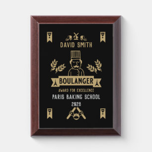 Bread Baker Award Plaque