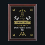 Bread Baker Award Plaque<br><div class="desc">Bread Baker. Funny And Original Gifts For Bakers. ©Copyright HGIFY | HGI Stores Only. All Rights Reserved. Not For Resale. Some Products Allow You To Add Your Own Text.</div>